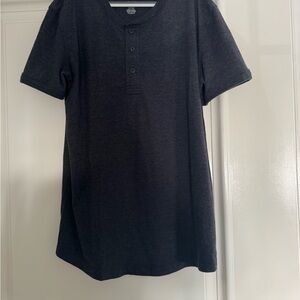 American Eagle Outfitters Black Flex Logo Tee